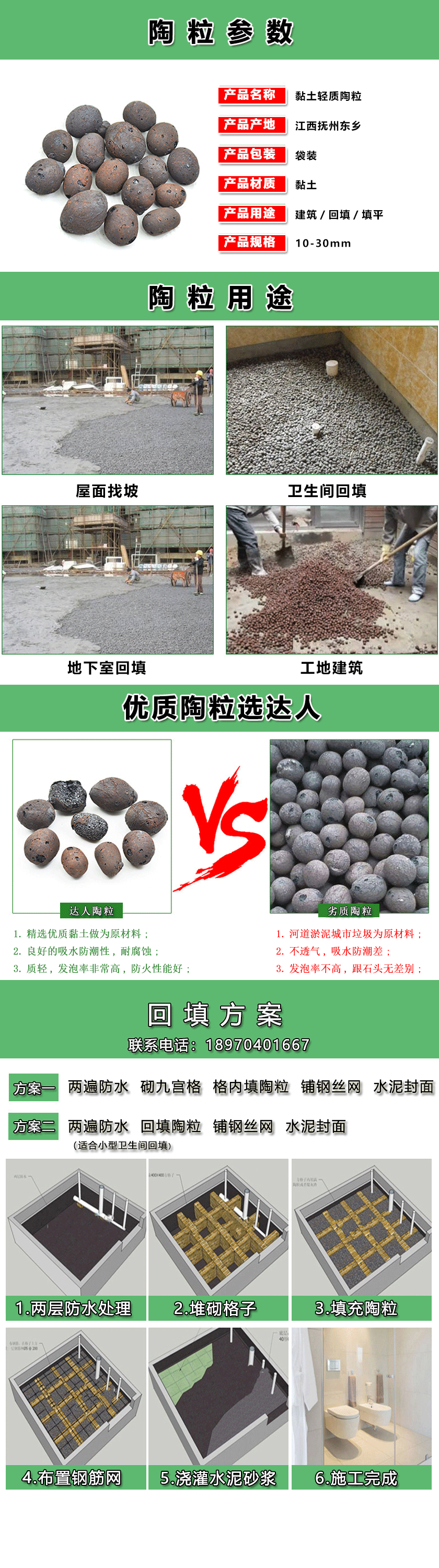 瑞昌市陶粒廠家 瑞昌市陶粒批發(fā) 瑞昌市陶粒回填衛(wèi)生間要多少錢(qián)